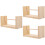 3Sets Durable Wooden Thread Spools Crochet Rotatable Wool Holder 6