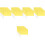 20Pcs High Visibility Yellow Match Referee Flags for Outdoor Training 6