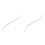 2Pcs Practical Silver Bee Tool Double-Head Stainless Steel Needle 2