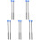 10Pcs Blue Professional Marimba Hammer Sticks for Musical Instruments 2