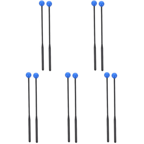 10Pcs Blue Professional Marimba Hammer Sticks for Musical Instruments 1