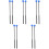 10Pcs Blue Professional Marimba Hammer Sticks for Musical Instruments 3