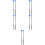 10Pcs Blue Professional Marimba Hammer Sticks for Musical Instruments 7