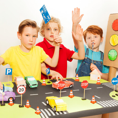 200Pz Mini Coni E Stradali Per Bambini 2