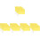 20Pcs High Visibility Yellow Match Referee Flags for Outdoor Training 7