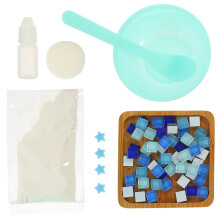 4Set Sottobicchieri Artigianali DIY in Misti Per Uso Domestico