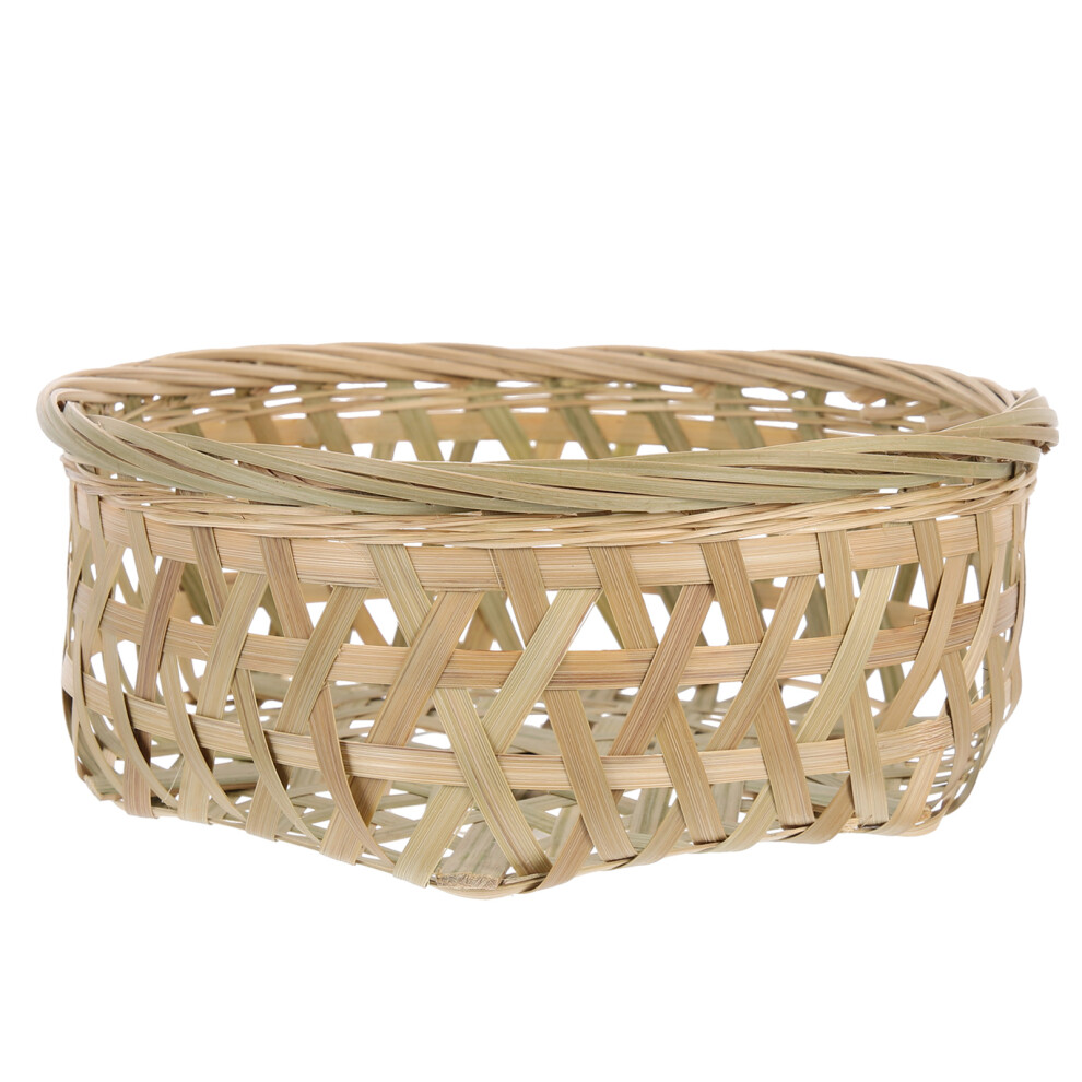 4Szt Multipurpose Woven Basket Khaki Pojemnik Na Przechowywanie-image