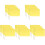 20Pcs High Visibility Yellow Match Referee Flags for Outdoor Training 4