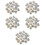 5Pcs White Amethyst Clusters for Home, Office Crystal Decor 7