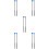 10Pcs Blue Professional Marimba Hammer Sticks for Musical Instruments 8