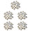 5Pcs White Amethyst Clusters for Home, Office Crystal Decor 6