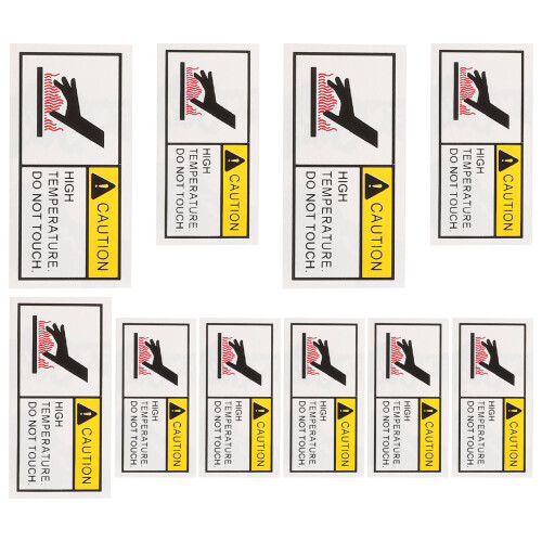50Pz Etichette Superficie Calda Resistenti Casa 2