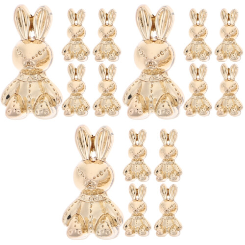15Pz Oro in Coniglietto Adatti Per E 2