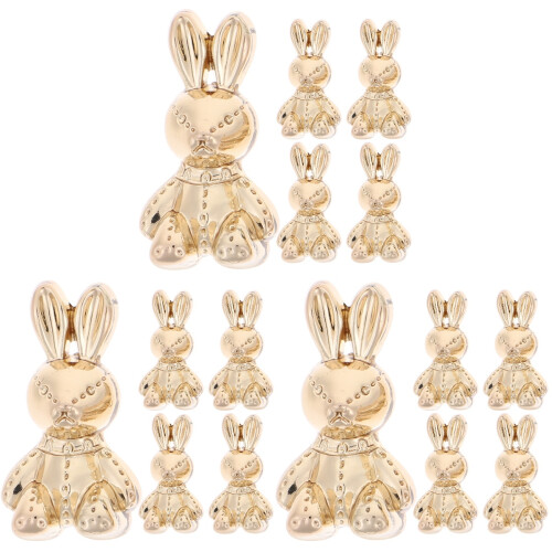 15Pz Oro in Coniglietto Adatti Per E 1