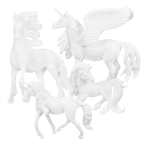 20Pz Set Unicorno in ABS Per E Gioco Creativo Bambini 2