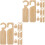 60Pz Marcatori Appendibili in Beige Per E 4