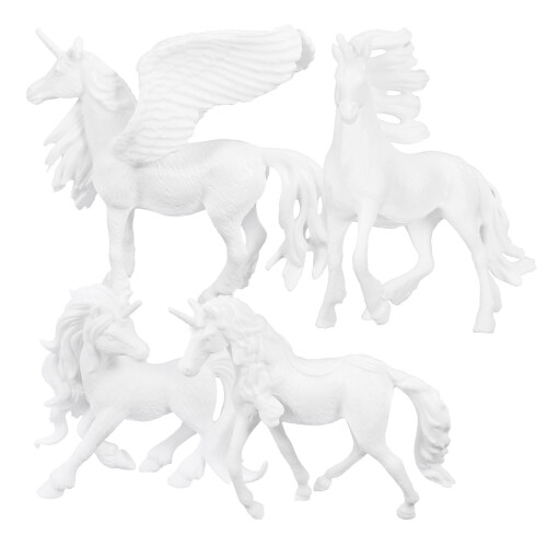 20Pz Set Unicorno in ABS Per E Gioco Creativo Bambini 1