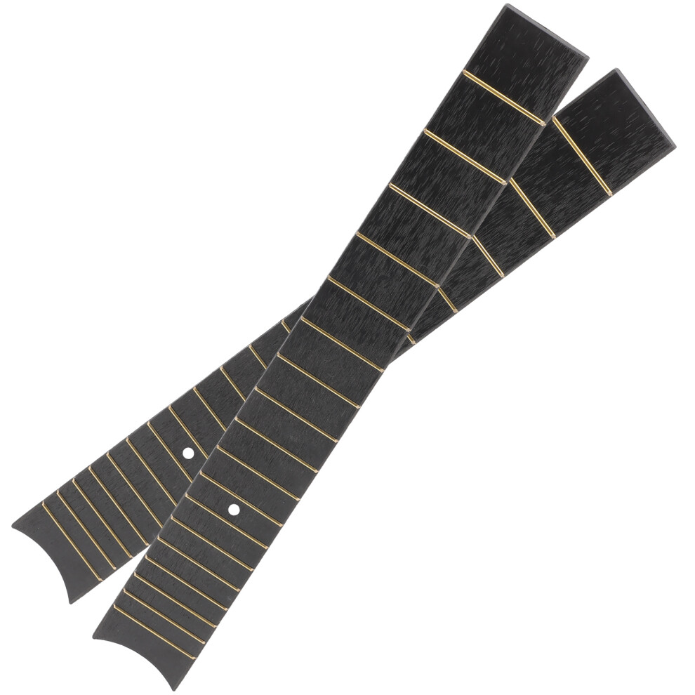 10Szt Czarna Podstrunnica Abs Do Gitary Akustycznej Wymienna I TrwałA-image