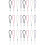 24Pz Telecomando in Pelle Colorata Design Unico 8