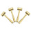 16Pz Martello Giudice in Legno Dorato Set Mini Gioco Per Bambini 3