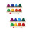 4Set Strumenti A Percussione Multicolor in Legno E Rame Per Bambini 8