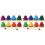 4Set Strumenti A Percussione Multicolor in Legno E Rame Per Bambini 4