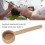 3pcs Beechwood Measuring Spoons, Unpainted, Precise DIY Coffee & Tea 2