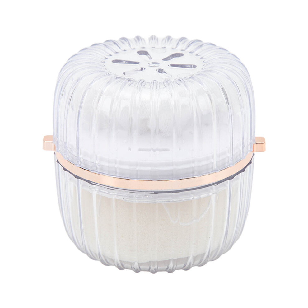 Leak Proof Design Travel Powder Container With Elasticated Net Sifter Reusable Empty Makeup Powder Container Portable Powder Puff Kit For Setting Pow