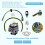 Leaf Blower Carburetor Blower Carburetor with Sparking Plug Air Filter Kit for  RB24EA 6