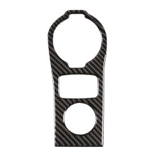 Autocollants de Garniture de Couverture de DéCoration de Porte-Gobelet D'Eau de Console Centrale de Fiber de Carbone de Voiture pour 453