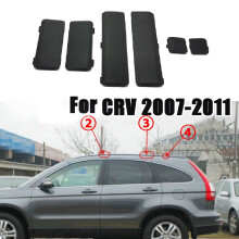 6 STÜCKE Auto Dach GepäCk TräGer Kappe LöSchen Entfernen Abdeckung für  CRV CR-V 2007 2008 2009-2011 Vorne Hinten Mitte ZubehöR