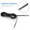 2 m NTC thermistor temperature sensor waterproof probe wire 10 K 1% 3950 black 4