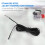 2 m NTC thermistor temperature sensor waterproof probe wire 10 K 1% 3950 black 5