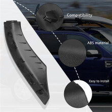 4 StüCke Schwarz ABS Auto Dach GepäCk TräGer Schienen End Abdeckung Shell Schutz Fit für  Freelander 2 2006-2014