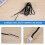 2 m NTC thermistor temperature sensor waterproof probe wire 10 K 1% 3950 black 6
