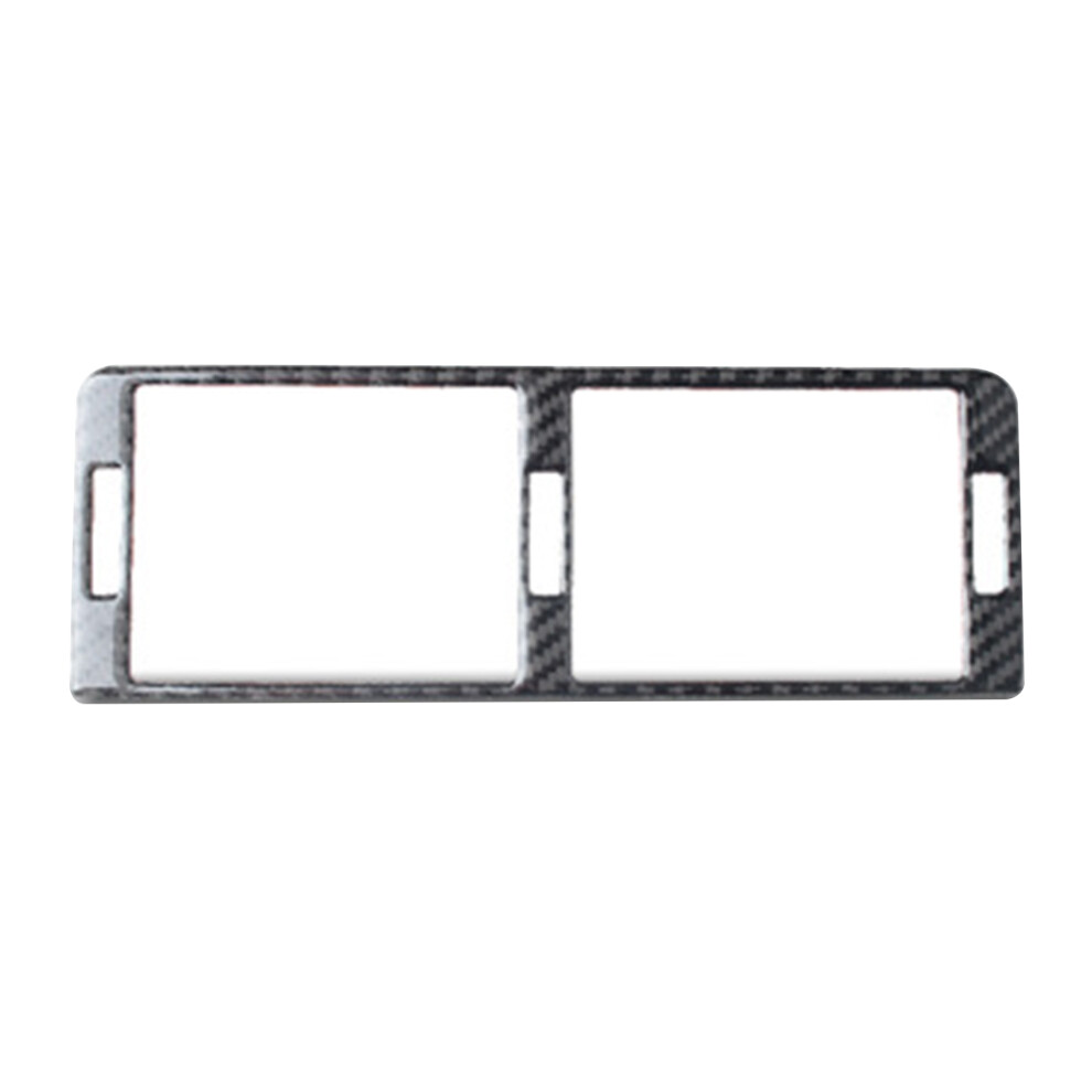 1Pc Air Vent Trim Auto Carbon Fiber Console Air Vent Sticker Trim For - 3 Series E46 98-05 6031844306533