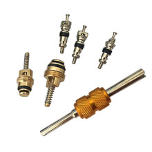 11 StüCke Universal AC R134A Service Anschluss Ventil  Kappe Klimaanlagen Ventil Kern Entferner Installer Werkzeug Kit