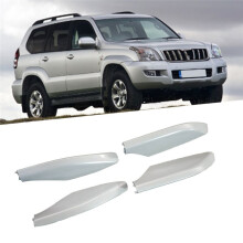 Autodachgepäckträger-Abdeckung, Gepäckträger-Endschutzdeckel 6349260040 für LAND PRADO LC120 2003-2009, Weiß