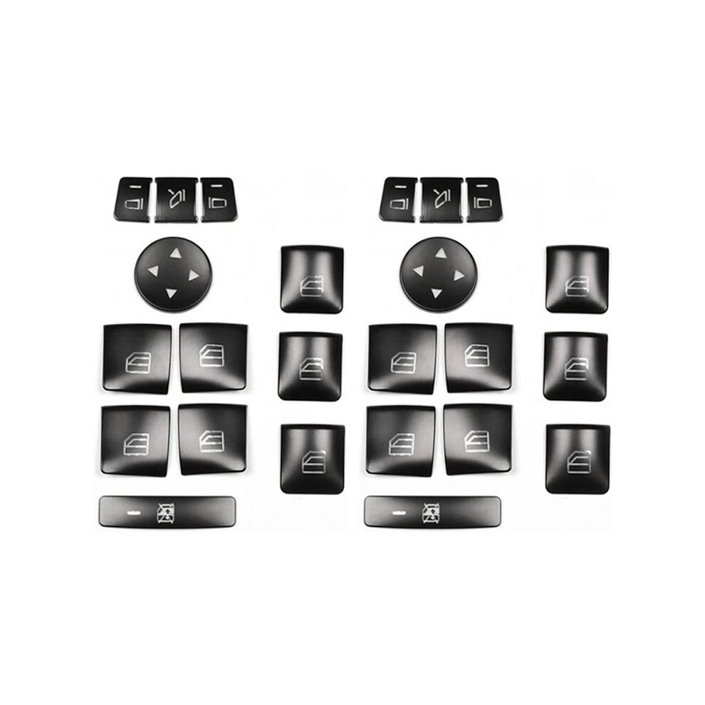 2Set Car Door Armrest Window Button Trim Cover Sticker For Glk Ml Gl A B C E G Class W204 X166 6033185881854