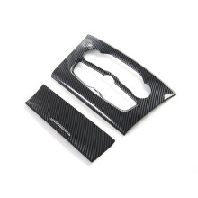 Central Control Storage Box AC Control Cover Trim for 300 300C 2015-2023 Accessories Carbon Fiber