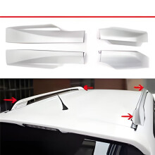4-Teiliges Set Autodachgepäckträger-Endkappen-Schutzabdeckung für RAV4 XA30 2006-2012, Silberne Dachgepäckträger-Abdeckung