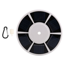 26LED Solar Fahnenmast Licht Solarbetriebene Flagge Licht IP55 Wasserdichte Lampe Leuchtet Flagge Von Dämmerung Bis Morgengrauen