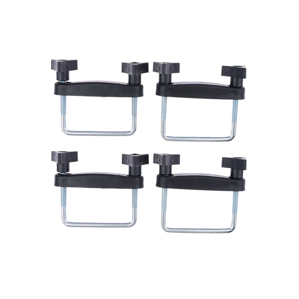 4 Pcs Car Roof Rack Basket U-Bolt Clamps Mounting Fitting Kit Universal Luggage Frame Fixing Clip 8Cm 6033212251353