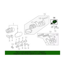 Schalter für das Bedienfeld der Autoklimaanlage, Steuerschalter für A/C-Heizlüfter, 559020R010 für Rav4 2006-2012