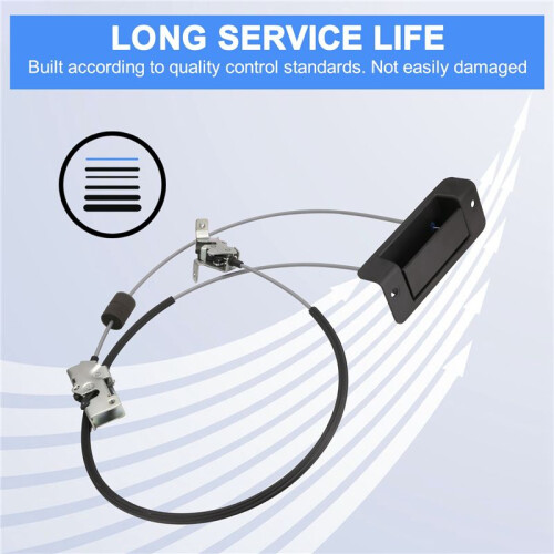 For  TRANSIT MK6 MK7 2000 - 2014 Car Rear Door Lock  Upper Left Medium Roof & Lower Cable Handle 1