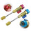 R134A Quick Valve Core Remover Installer Tool High Low Pressure Tool Air Conditioning System Tool 3