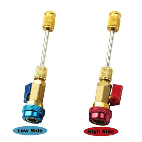 R134A Quick Valve Core Remover Installer Tool High Low Pressure Tool Air Conditioning System Tool 1