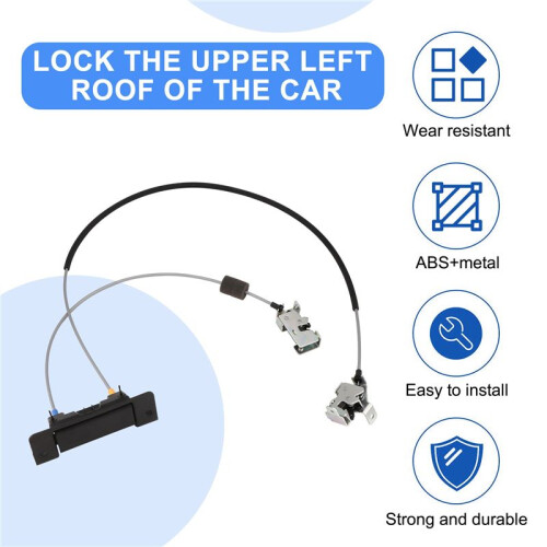 For  TRANSIT MK6 MK7 2000 - 2014 Car Rear Door Lock  Upper Left Medium Roof & Lower Cable Handle 2