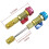 R134A Quick Valve Core Remover Installer Tool High Low Pressure Tool Air Conditioning System Tool 6