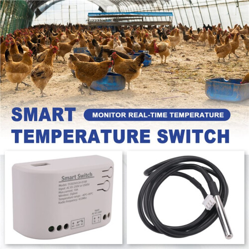 Tuya  Zigbee  with Temperature Sensor Passive Dry Contact Zigbee Relay Work with Home Assistant AC 85-250V 2